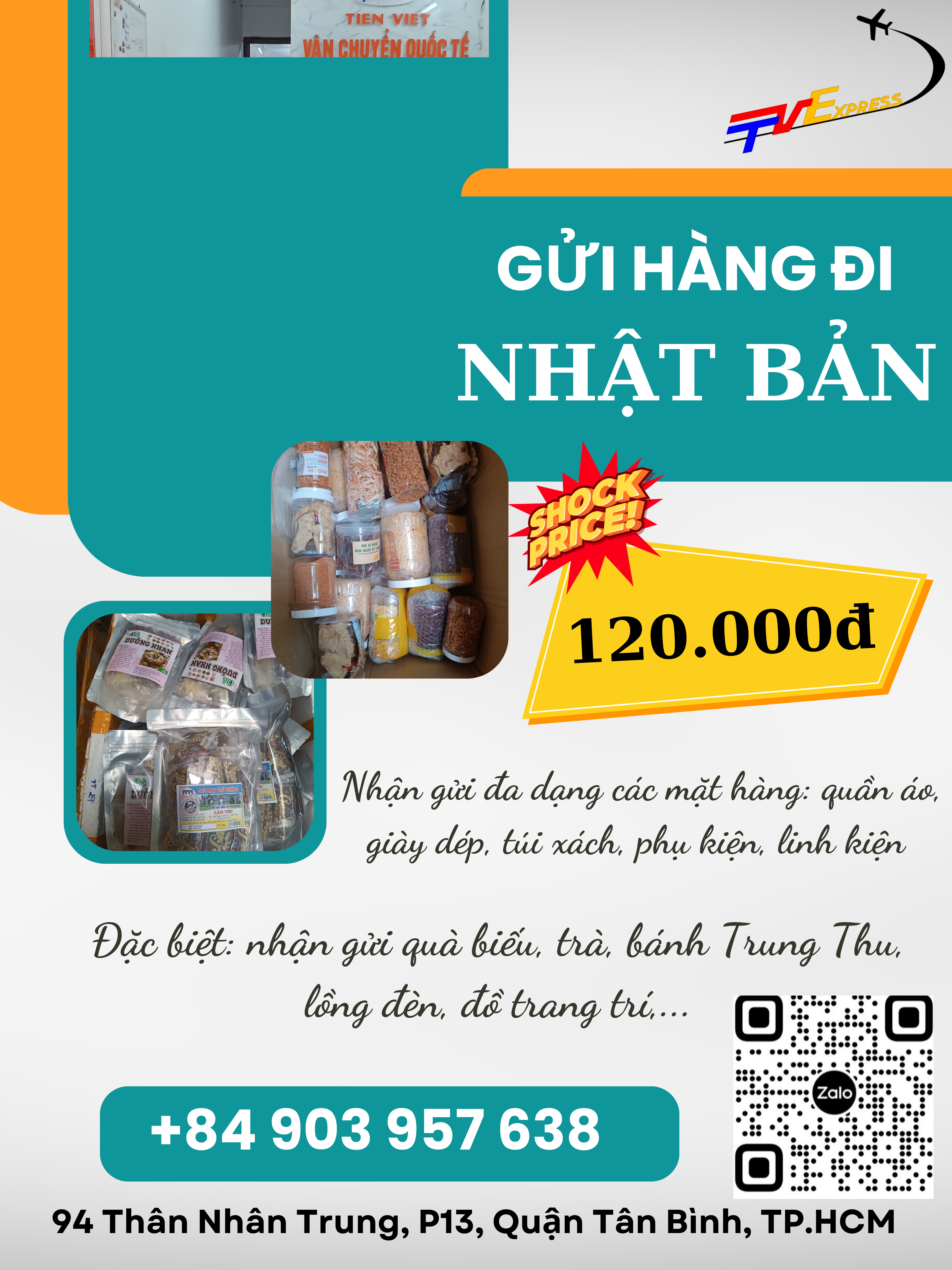 Gửi hàng đi Nhật Bản